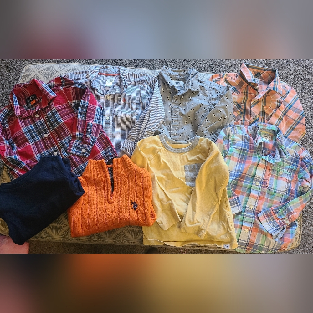 Bundle of Toddler flannel shirts
